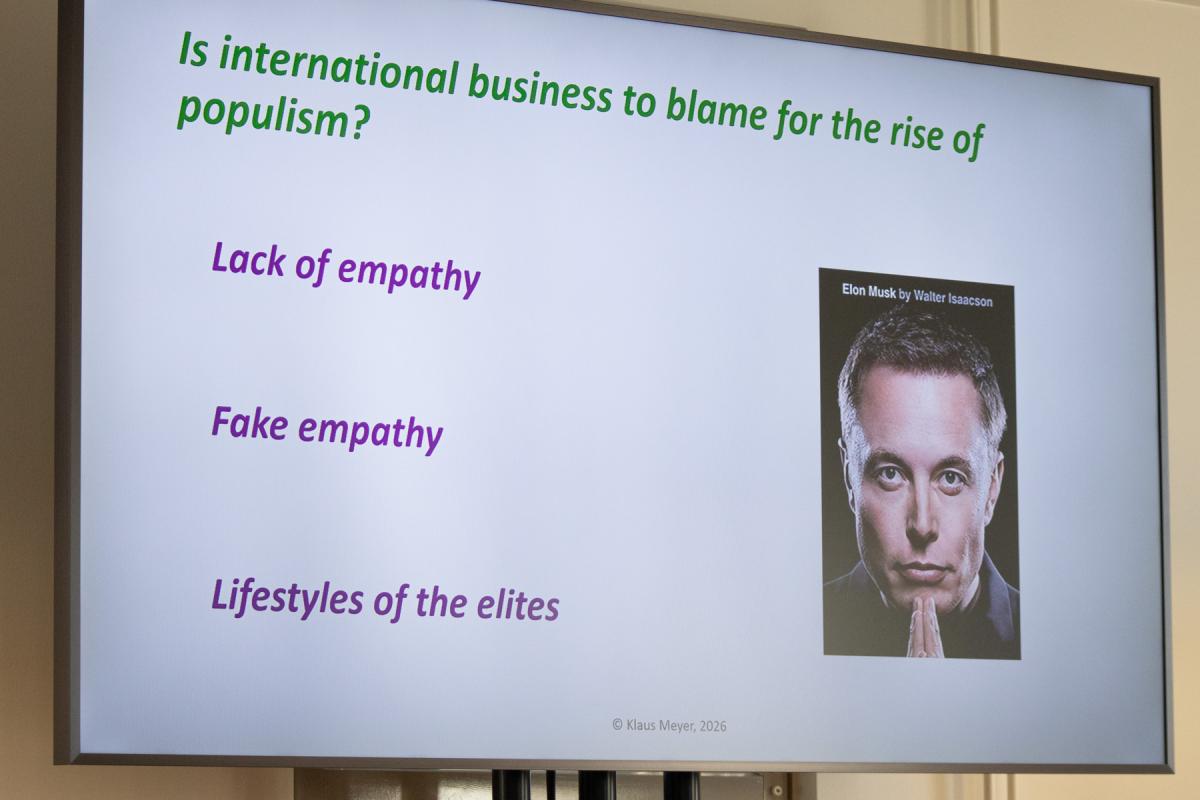Populism and businesses slide