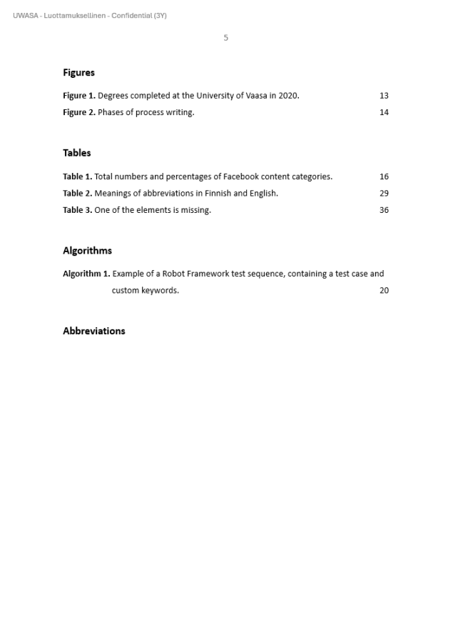 Lists