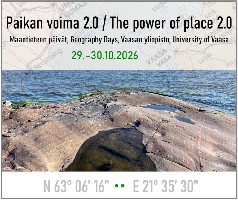 Maantieteen päivät 2026 & Paikan voima 2.0