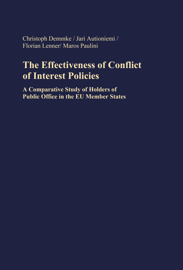The Effectiveness of Conflict and Interest Policies