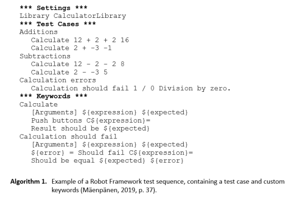 Writing guidelines algorithms