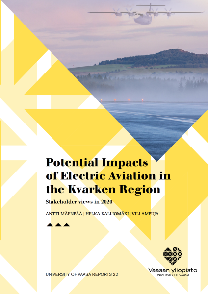 Potential impacts of Electric Aviation to the Kvarken Region julkaisu