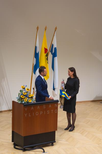 Mikael Hallbäck ja Katja Sirviö