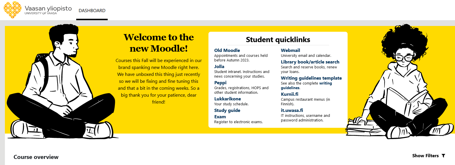 Image from Moodle's front page
