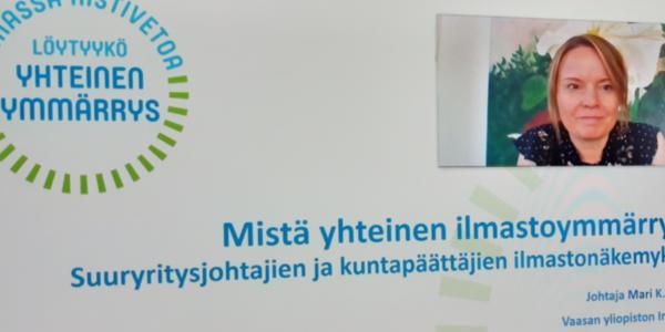 Ilmassa ristivetoa - löytyykö yhteinen ymmärrys?