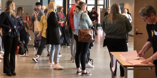 valintakoe Vaasan yliopistolla vuonna 2019