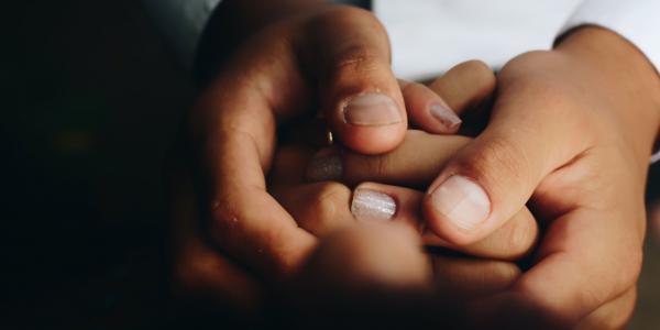 hands holding hands