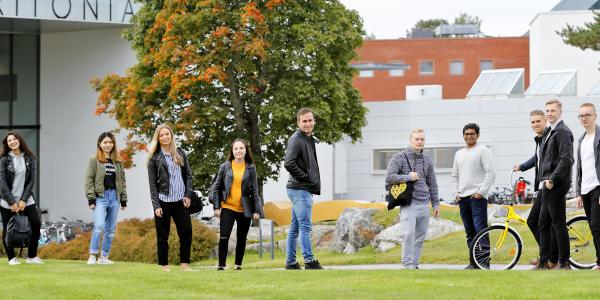 Students at the campus