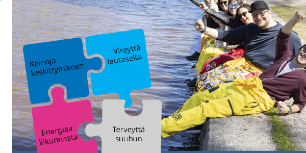 Pienillä teoilla terveyttä -opiskeluhyvinvointiviikko 12.-16.9.2022