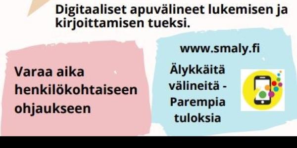Dateron digitaaliset apuvälineet lukemisen ja kirjoittamisen tueksi