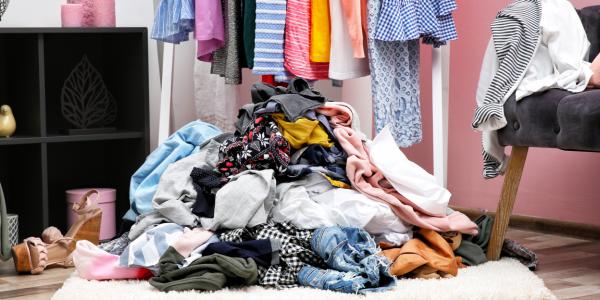 Pile of clothes, Shutterstock