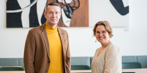 Harri Jalonen ja Anna Kork. 