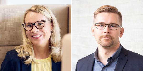 Elina Haapamäki ja Jukka Sihvonen