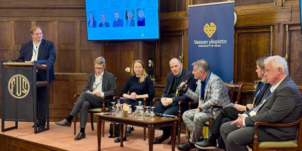 Martin Meyer and a panel