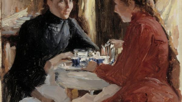 Albert Edelfelt (1854-1905): Aamupäiväkahvi (1884)