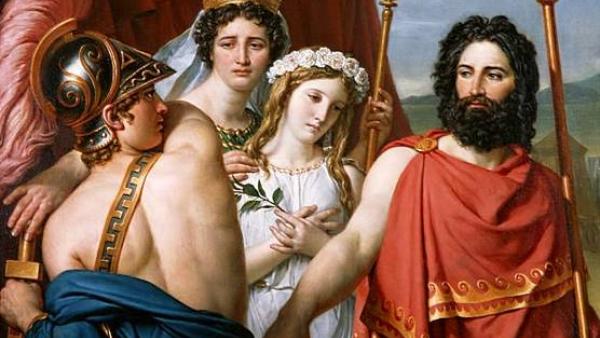 Jacques-Louis David (1748-1825): Akhilleuksen viha (1819)