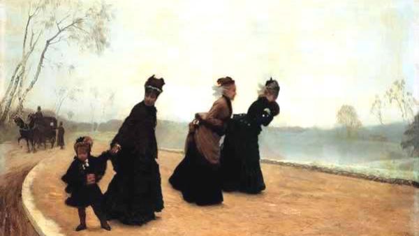 Giuseppe De Nittis (1846-1884): Onpa kylmä! (n. 1870)