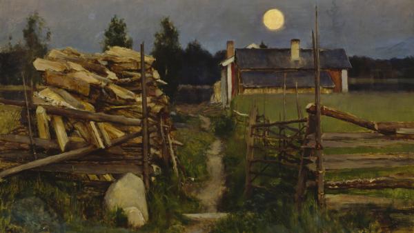 Eero Järnefelt (1863-1937): Kesäyön kuu (1889)