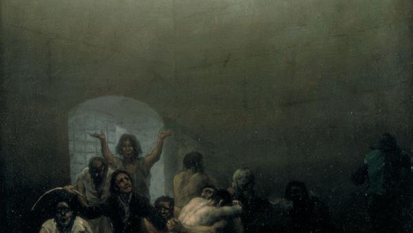 Francisco Goya (1746-1828): Mielipuolten piha (1794)