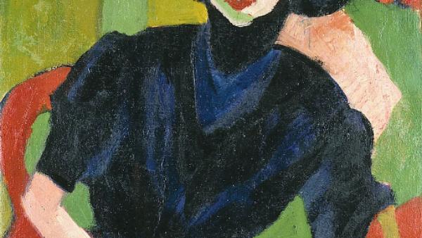 Ernst Ludwig Kirchner (1880-1938): Naisen muotokuva (1911)