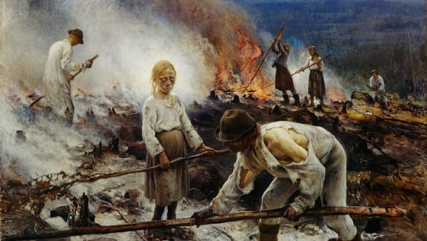 Eero Järnefelt (1863-1937): Raatajat rahanalaiset (1893)