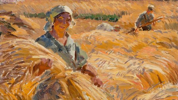 Santeri Salokivi (1886-1940): Sadonkorjuu (1937)