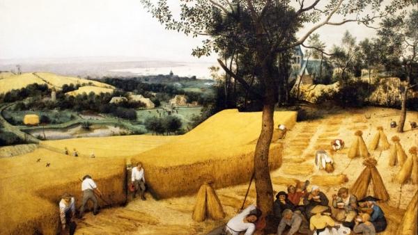 Pieter Brueghel (1525-1569): Elonkorjaajat (1565)