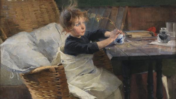 Helene Schjerfbeck (1862-1946): Toipilas (1888)