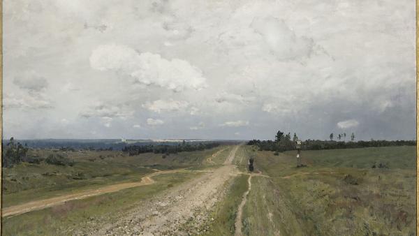 Isaac Levitan (1860-1900): Vladimirka (1892)