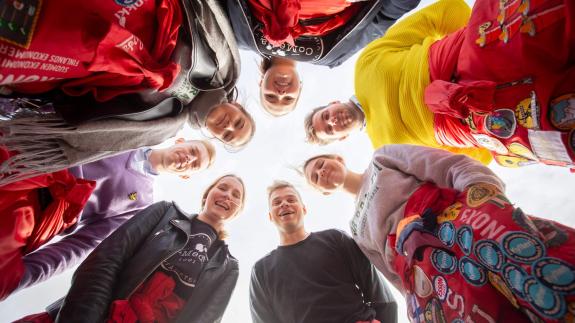 Opiskelijat yhdessä