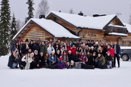 Group Picture, Santa Clause Village