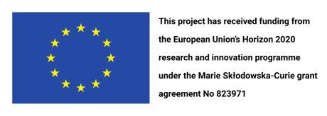 This project has received funding from the European Union's horizon 2020 research and innovation programme under the Marie Sklodowska-Curie grant agreement No 823971