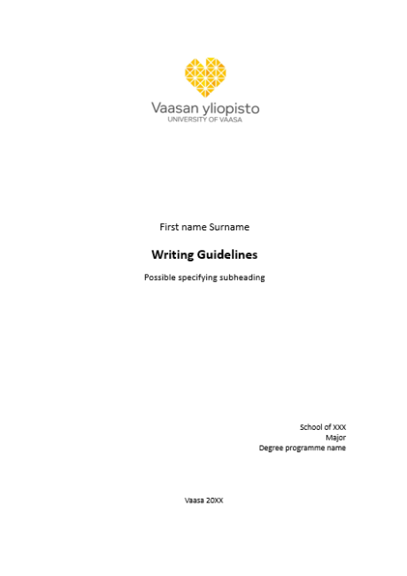 Front page