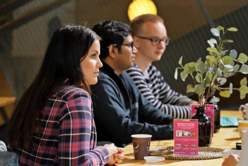 Students in Cafe Oskar